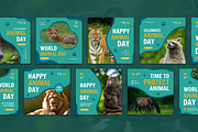 World Animal Day Instagram Post, a Social Media Template by CavenArt (Thumbnail 5 of 5)