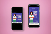 International Nurses Day Flyer Set, a Flyer Template by graphicook (Thumbnail 3 of 3)
