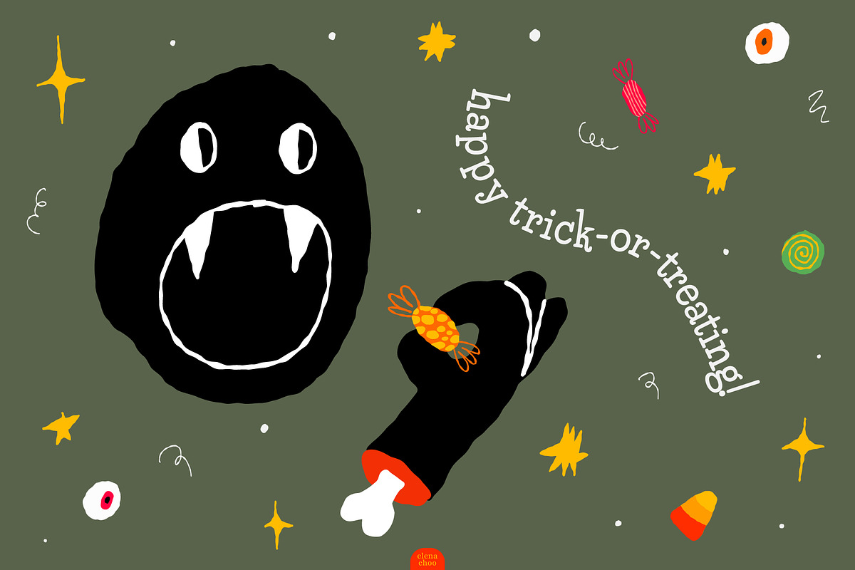 Is that a monster?, a Seasonal Illustration by Elena Choo (Photo 5 of 8)
