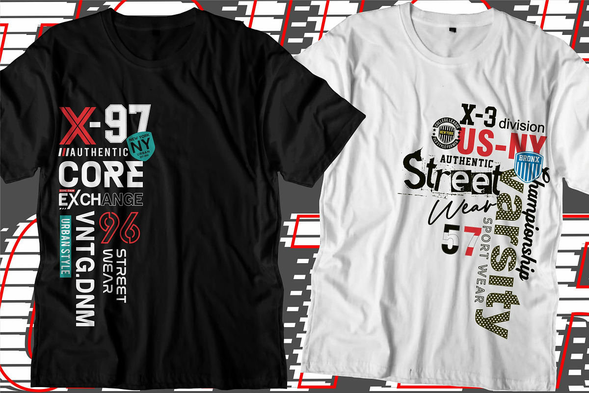 Urban City Typography T Shirt Design, a Graphic by D2PUTRI (Photo 21 of 26)
