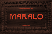 MARALO Typeface, a Serif Font by Few & Fahr Studio (Thumbnail 1 of 7)