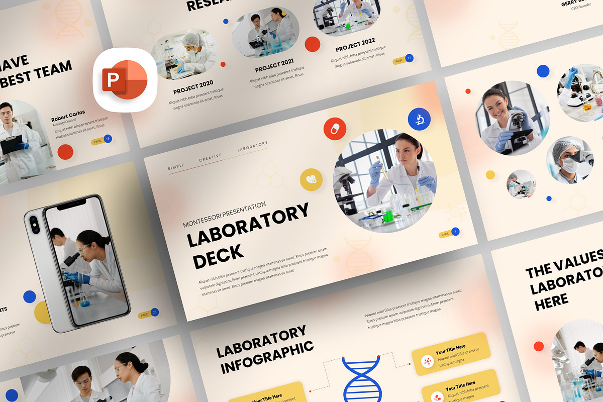 Laboratory Deck Presentation, a Presentation Template by Digitcase x Wealthwells (Photo 1 of 4)