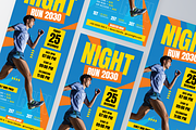 Night Run Roll Up Banner, a Poster Template by Annora Studio (Thumbnail 5 of 6)