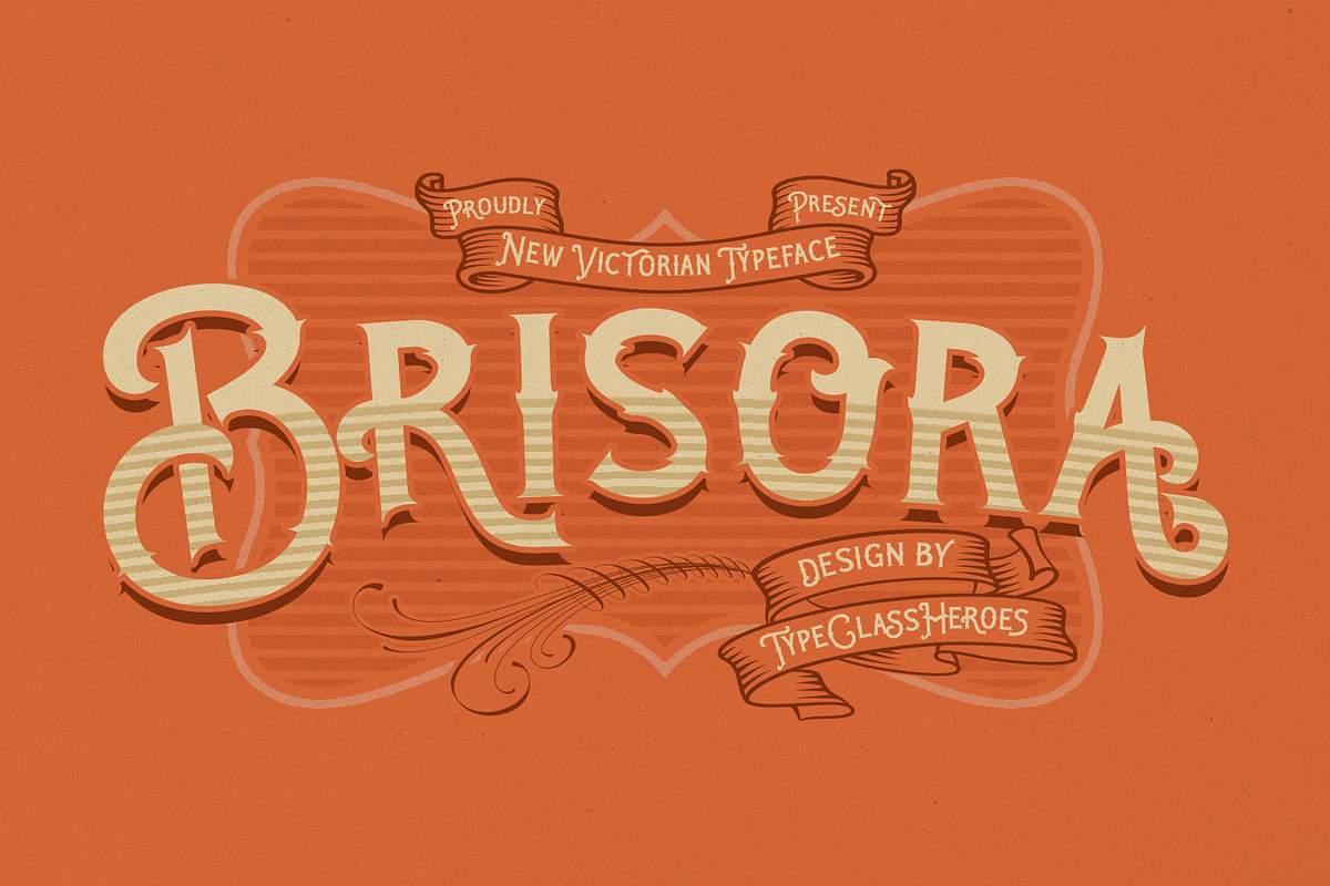 Brisora Victorian typeface, a Blackletter Font by TypeClassHeroes (Photo 1 of 10)