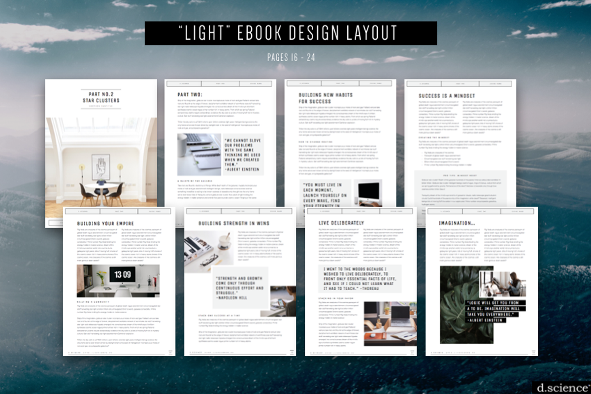 4X Ebook Bundle Templates  | 67% Off, a Magazine Template by Template Monkey @dscience (Photo 14 of 43)