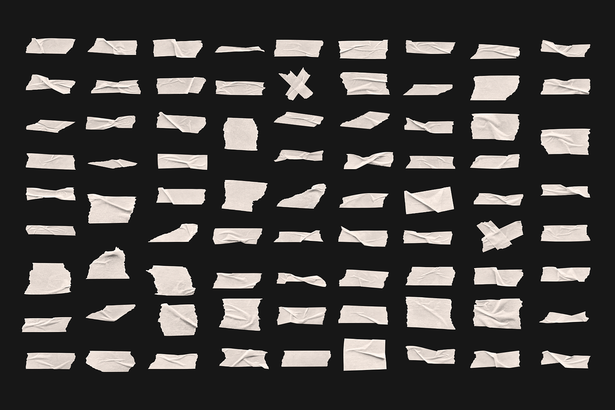 Beige Paper Adhesive Masking Tapes, a Texture Graphic by Ksuview (Photo 2 of 11)