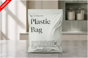 Plastic Packaging Bag PSD, a Packaging Mockup by Bruno's Shop
