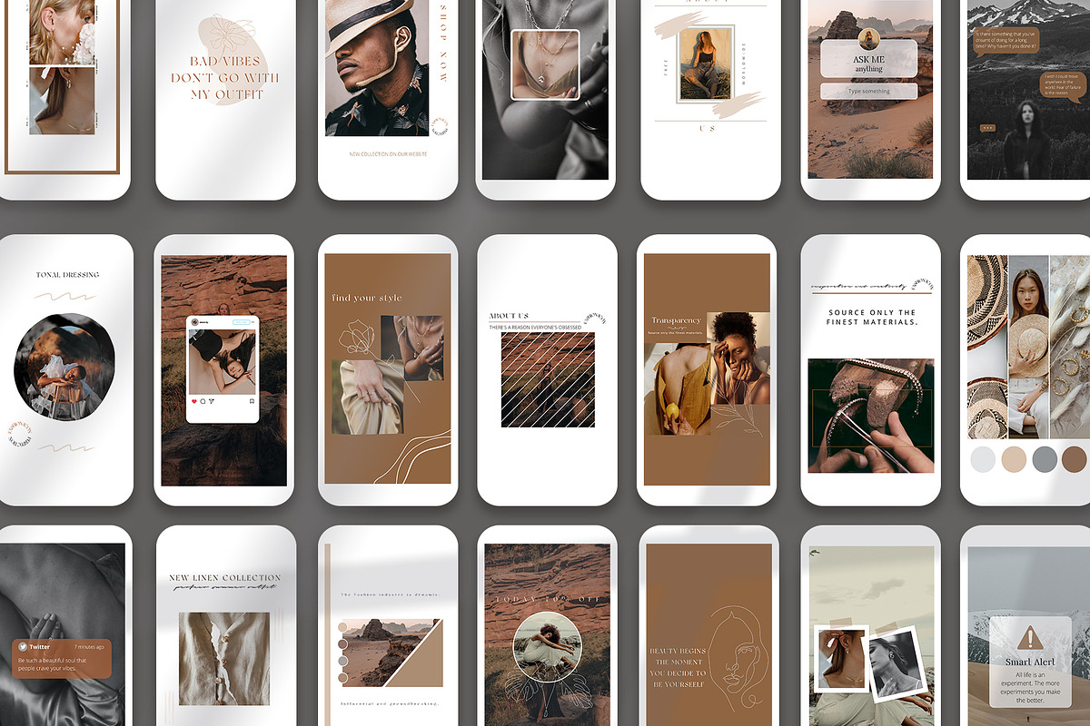 LYRA INSTAGRAM TEMPLATES CANVA, a Social Media Template by IsikChic (Photo 2 of 8)
