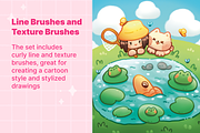 Procreate Brushes 20 Cartoon Anime, a Brush Add-On by InkPrintsTattoo (Thumbnail 8 of 8)