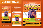 Music Fest Flyer Set, a Flyer Template by Annora Studio (Thumbnail 1 of 6)