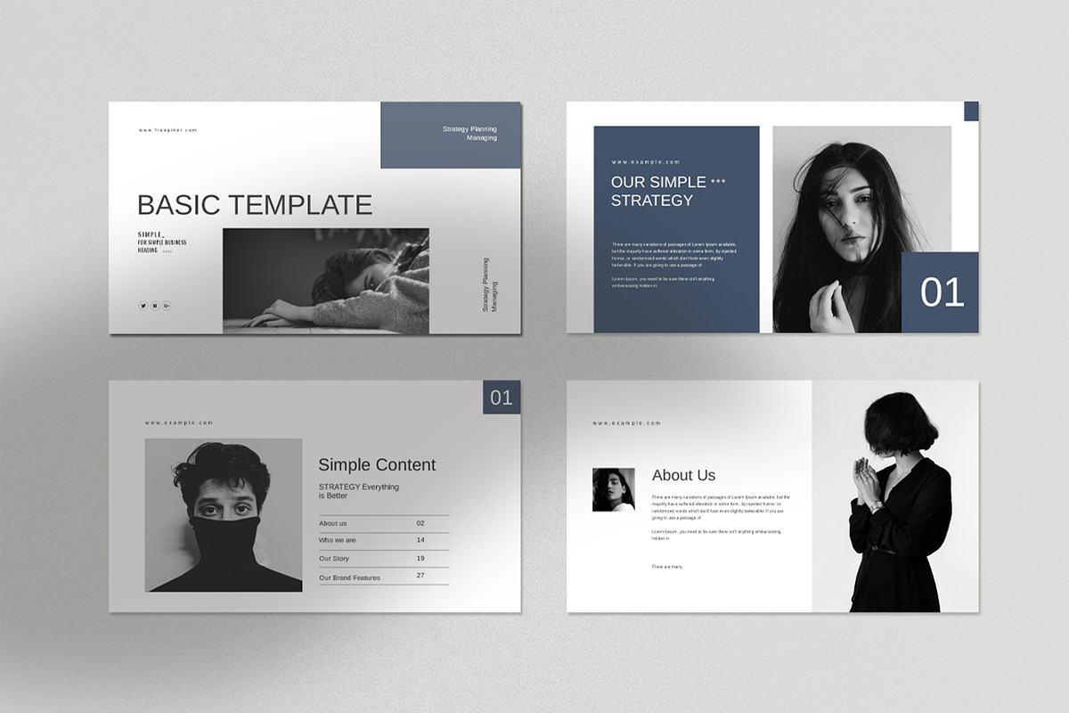 Minimal Creative Presentation, a Presentation Template by Dream-Lab (Photo 2 of 7)