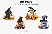 Halloween Kitten Pumpkin Cute Cats, an Animal Illustration by Rabbit Heart (Thumbnail 3 of 10)