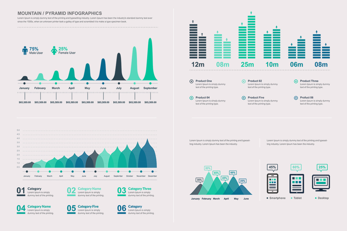 Big Infographic Elements Template, an Illustration by ContestDesign (Photo 4 of 16)