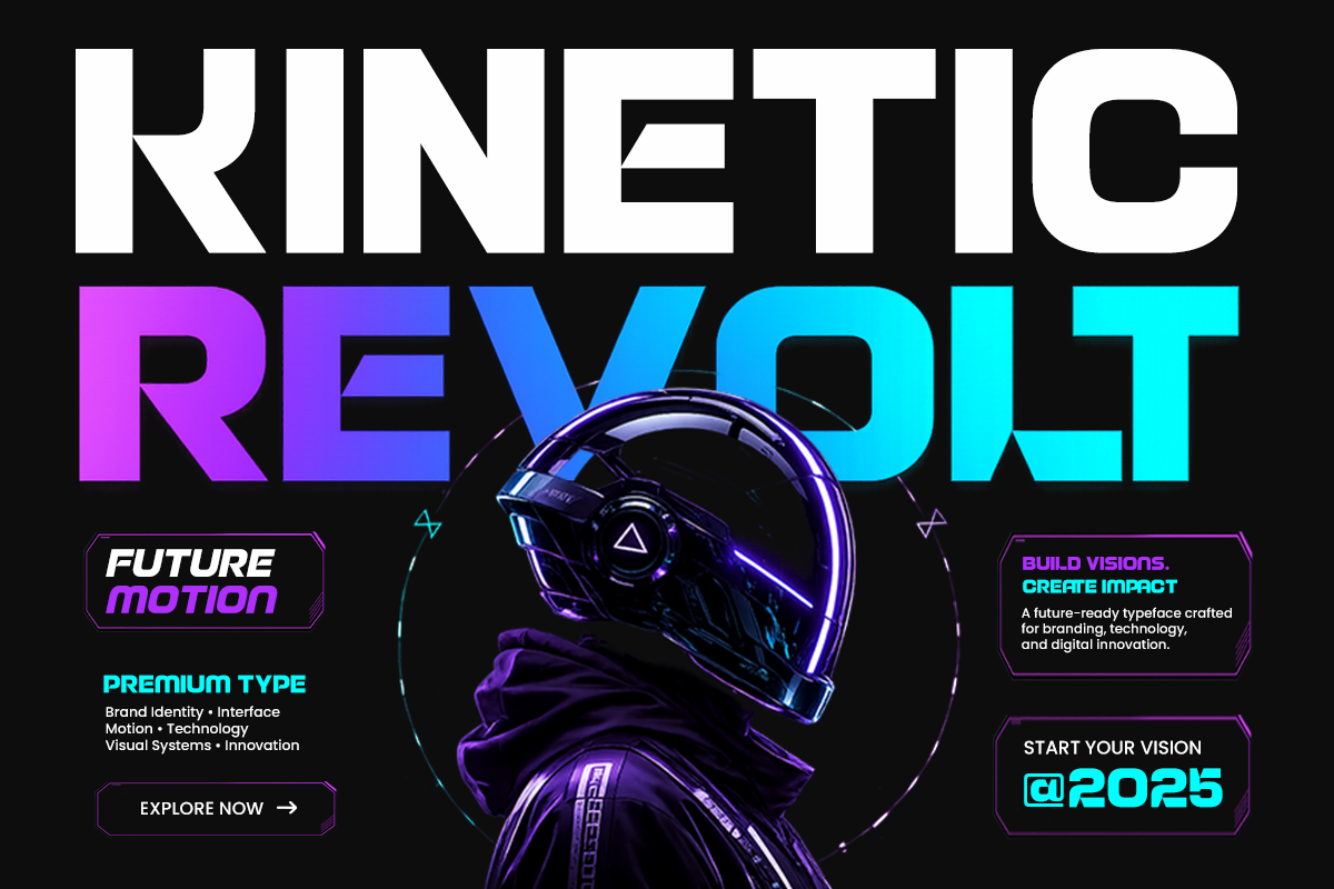 Graind - Futuristic Extended Font, a Sans Serif Font by RagamKata (Photo 4 of 10)