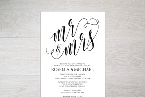 Invitation Template SHR432