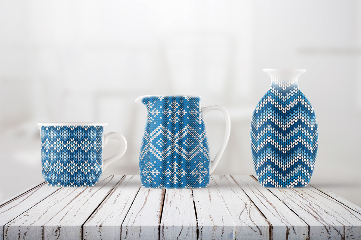 Knitted Christmas Patterns, a Pattern Graphic by Amovitania (Photo 4 of 7)