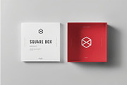 Square Shoe Box Mock-up, a Product Mockup by zippypixelstudio (Thumbnail 3 of 7)