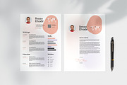 Business CV Template, a Resume Template by iDoodle Studio (Thumbnail 2 of 4)