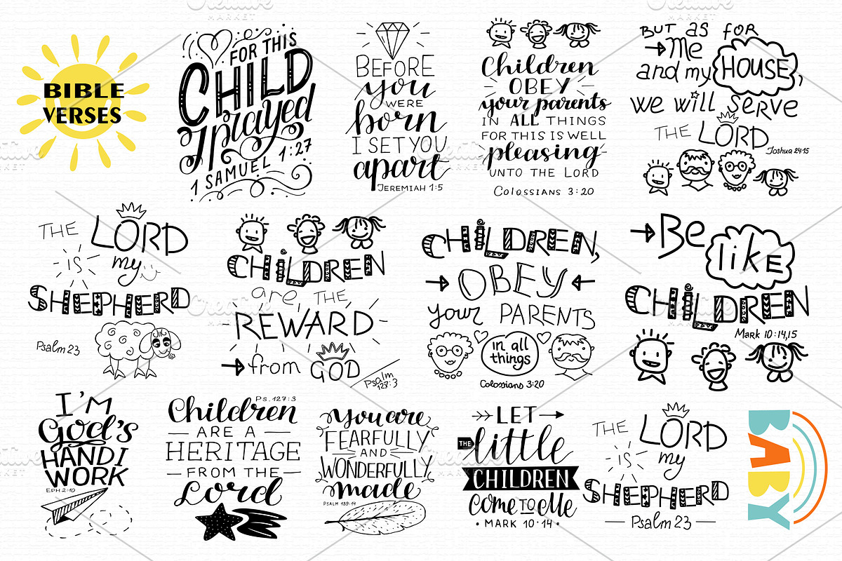 COLOR CHRISTIAN BUNDLE, an Illustration by Ola-la-la (Photo 10 of 14)
