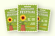 Spring Festival Flyer, a Flyer Template by SquidPixey (Thumbnail 2 of 6)