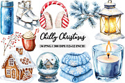 Chilly Christmas Day Clipart, an Illustration by Daily.Designs (Thumbnail 1 of 5)