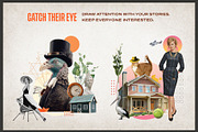 Storytelling and Collage Kit, an Object Illustration by SNIPESCIENTIST (Thumbnail 10 of 44)