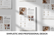 1 Page Media Kit Template - Beige, a Presentation Template by CoCreatorDesigns (Thumbnail 2 of 7)