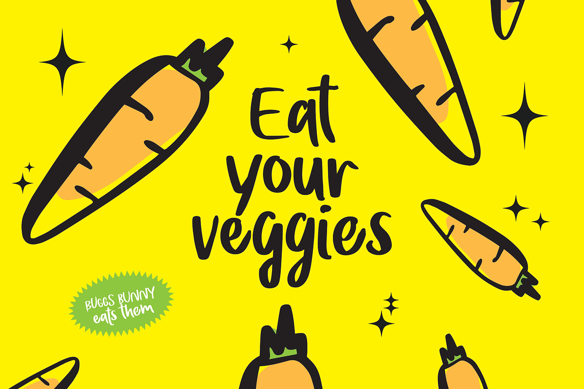 Vegan Festival, a Handwritten Font by George Bourle (Photo 9 of 9)