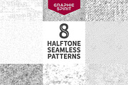 Seamless Halftone Dot Patterns, a Pattern Graphic by Graphic Spirit (Thumbnail 1 of 4)