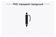 Pen and Writing Tools Icons, a Solid Icon by Designfour (Thumbnail 6 of 7)