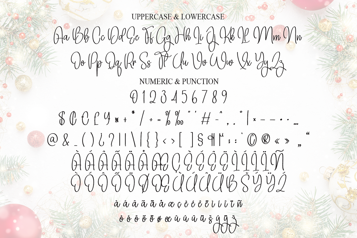 Merry Christmas | Script Font, a Handwritten Font by Scratchones (Photo 7 of 8)