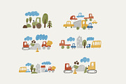 Cute Watercolor Cars, a Transportation Illustration by Cute And Wild (Thumbnail 5 of 7)