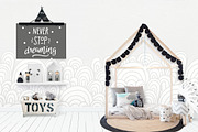 Kids Room Wall/Frame Mock Up 19, a Print Template by Whimsicality (Thumbnail 2 of 4)