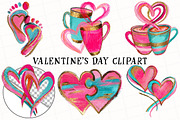 Valentine's Day Clipart, an Illustration by OK Design (Thumbnail 2 of 6)