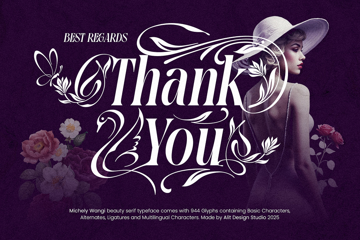 Michely Wangi Elegant Swan Serif, a Serif Font by alit design (Photo 19 of 20)