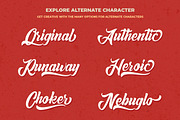 Anordighos, a Script Font by Kotak Kuning Studio (Thumbnail 2 of 7)