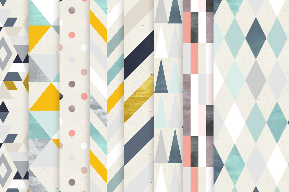 Geometric Pattern Collection, a Pattern Graphic by Irtsya (Photo 5 of 6)