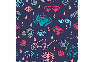 Seamless Pattern With Groove