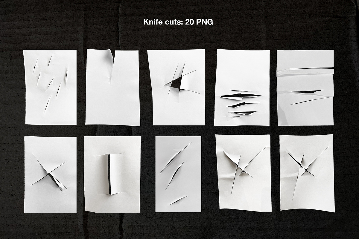 Torn Paper Bundle 85 PNG, PSD, an Object Graphic by Marie T (Photo 7 of 13)
