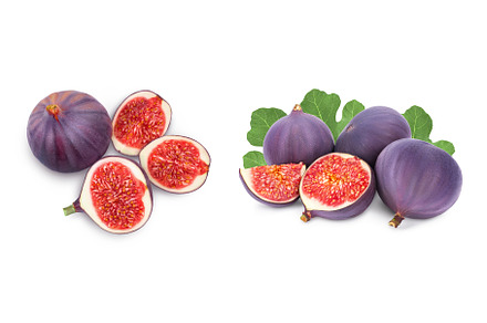 fig fruits isolated on white, a Food & Drink Photo by NataPhoto
