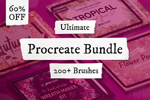 Ultimate Procreate Brush Bundle