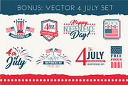 America otf color font., a Symbol Font by Kseniia Kuznetsova (Thumbnail 4 of 6)