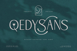 Qedysans Typeface