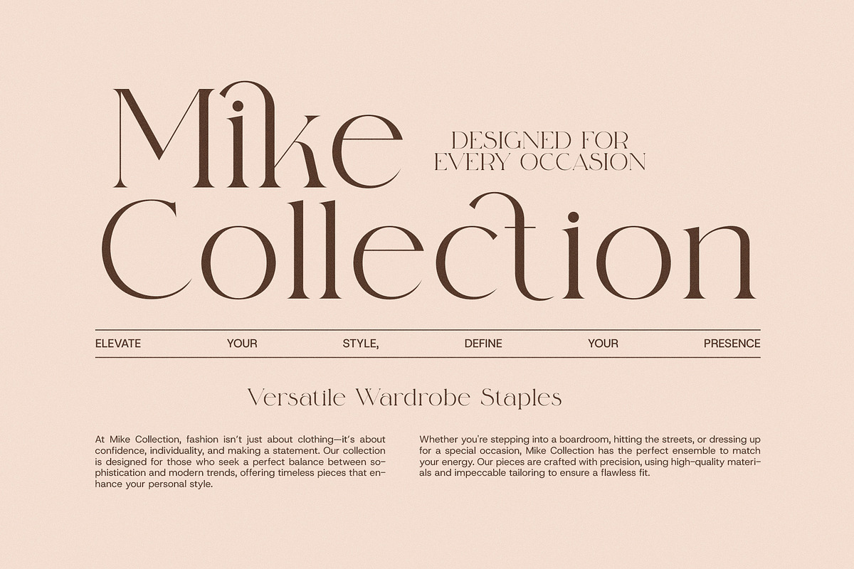 Malfina Elegant Serif Font, a Serif Font by Perfectype (Photo 2 of 8)