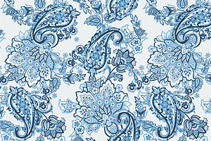 3 Paisley Floral Patterns