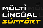 CRUSH - Racing Car Modern Font, a Sans Serif Font by Hamz Studio (Thumbnail 2 of 8)