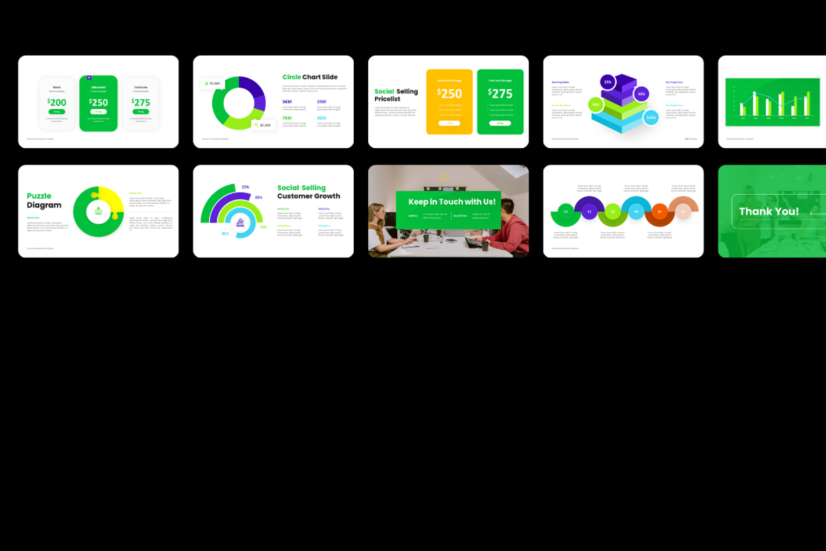 Social - Business Presentation preview 3