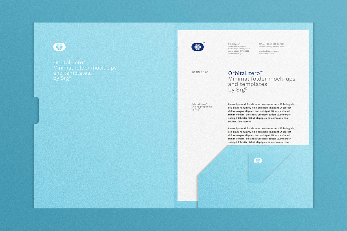 20 folder mock-ups & templates, a Product Mockup by Srg® (Photo 15 of 21)
