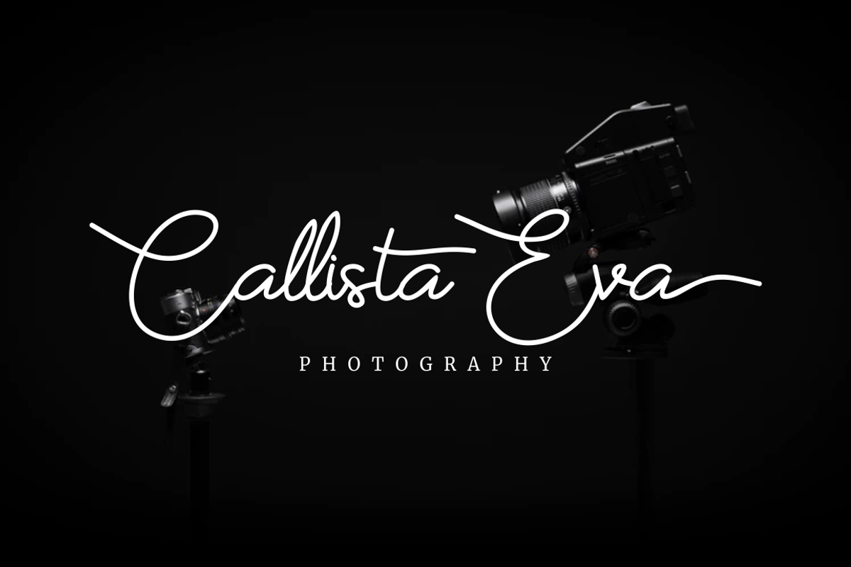 Yesie - Monoline Cursive Script Font preview 7