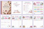 2027 Sewing Project Planner | Crafts, a Stationery Template by Mustafiz (Thumbnail 2 of 4)